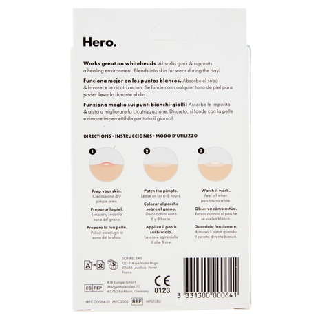 Hero. Mighty Patch Invisible+ Cerotti Idrocolloidali 24 pz